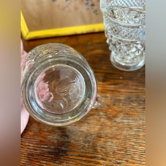 VINTAGE Mini-Pitchers/Creamers (4). Anchor Hocking, Princess House, Italian, MCM - Picture 6 of 9